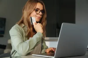 woman wondering if a credit card is the best option after declaring bankruptcy